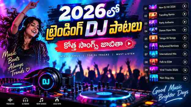 2026లో ట్రెండింగ్ DJ పాటలు: కొత్త సాంగ్స్ జాబితా