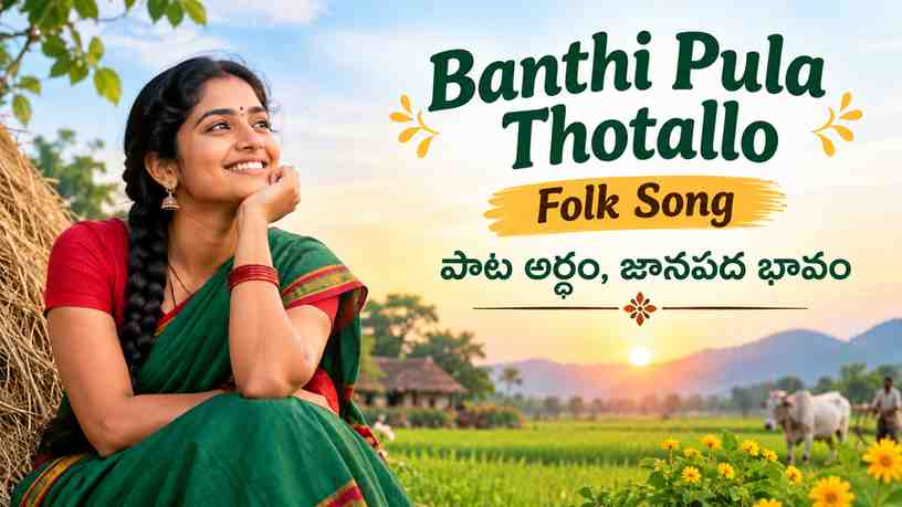 Banthi Pula Thotallo Folk Song: పాట అర్థం, జానపద భావం