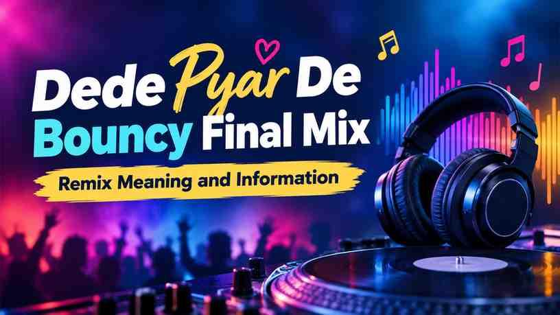 Dede Pyar De Bouncy Final Mix – Remix Meaning and Information