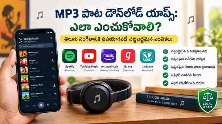 తెలుగు సంగీతానికి ఉపయోగపడే చట్టబద్ధమైన ఎంపికలు