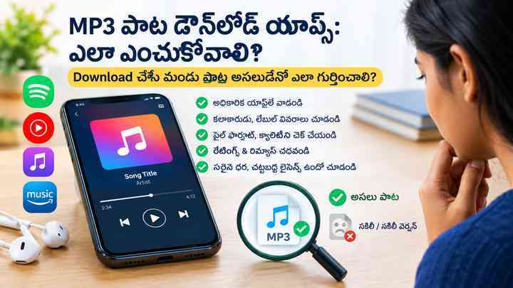 Download చేసే ముందు పాట అసలుదేనో ఎలా గుర్తించాలి?